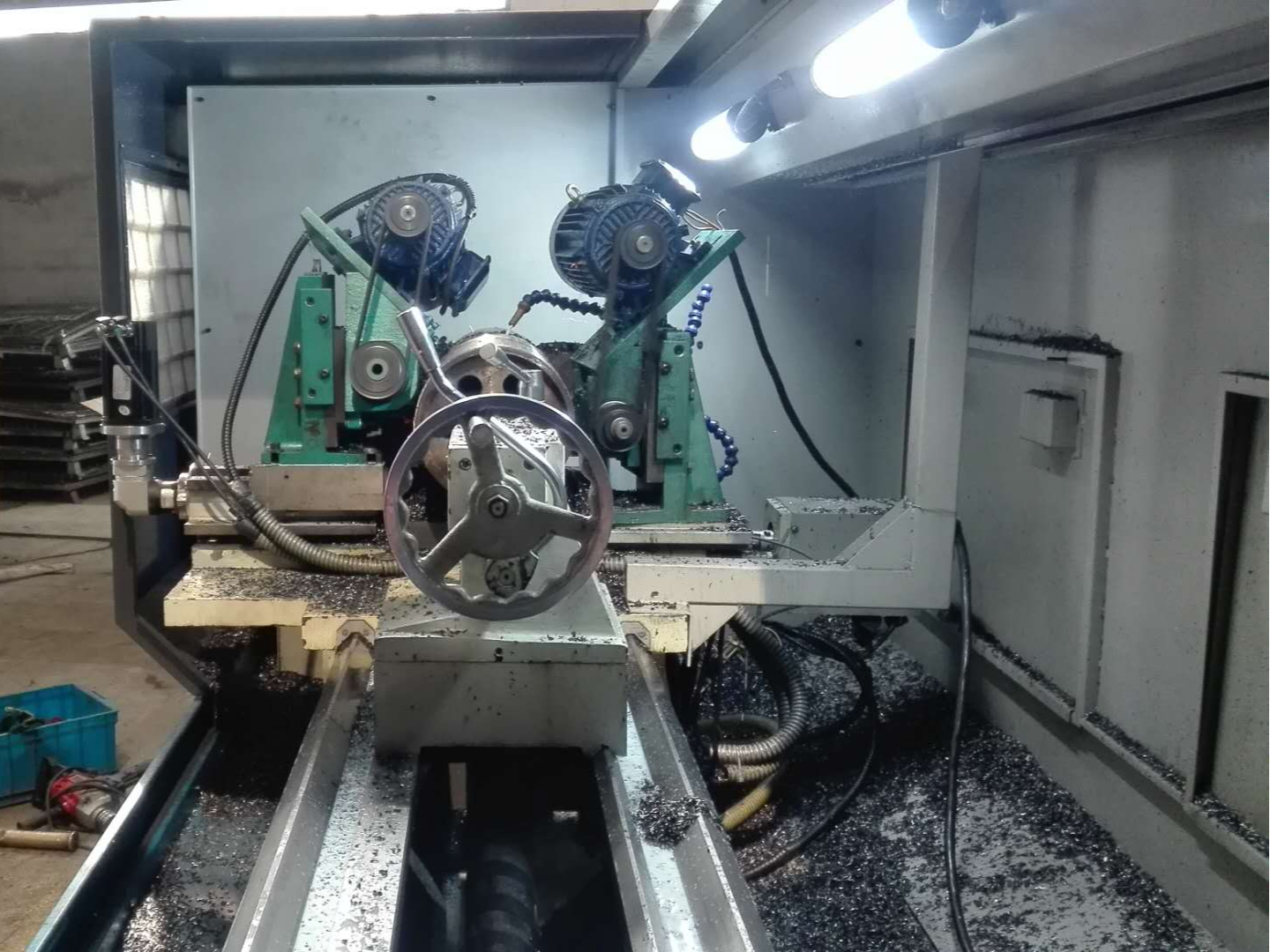 滾筒數(shù)控旋風(fēng)銑（改造版）江蘇客戶現(xiàn)場