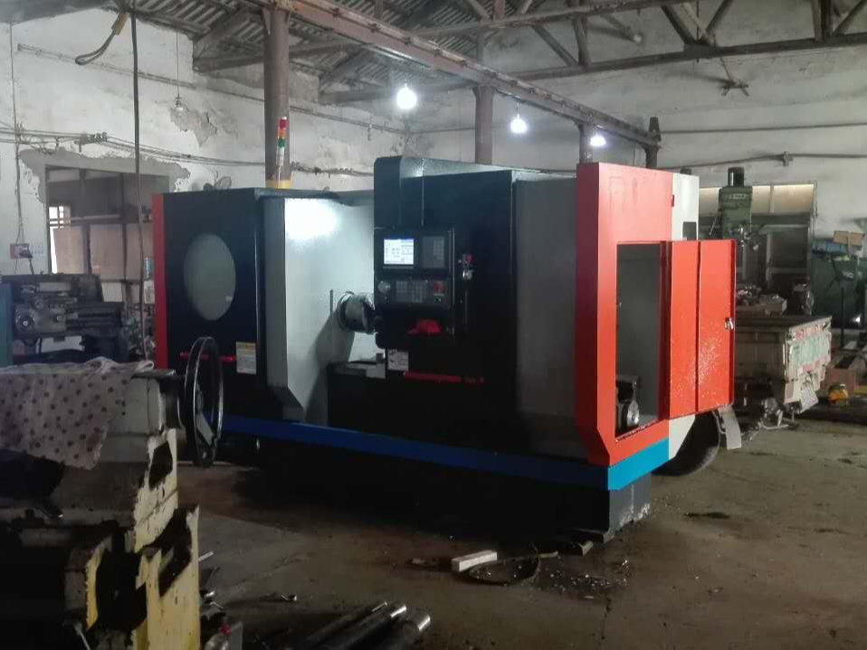 木工機械螺旋刀體數控旋風銑廣西客戶現場