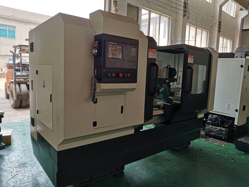 蝸桿數(shù)控旋風(fēng)銑（改造版）寧波凱步客戶現(xiàn)場(chǎng)