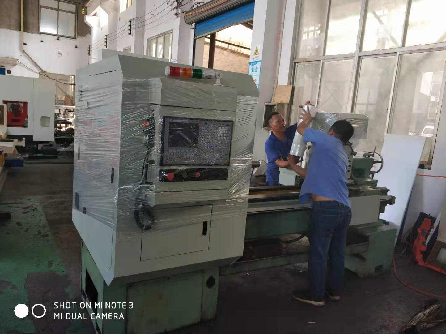 改裝版數控旋風銑發貨現場