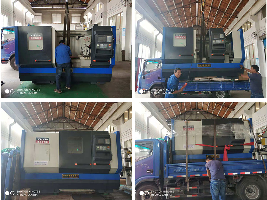 制冰機(jī)螺桿數(shù)控旋風(fēng)銑發(fā)貨現(xiàn)場(chǎng)